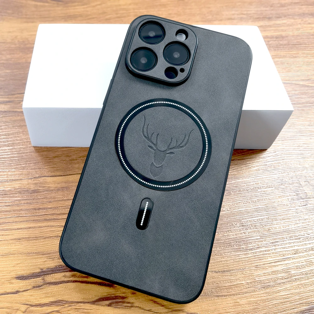 A Forma Di Cuore Cervo Foresta Alce Renna Custodia Per IPhone - Foto 3