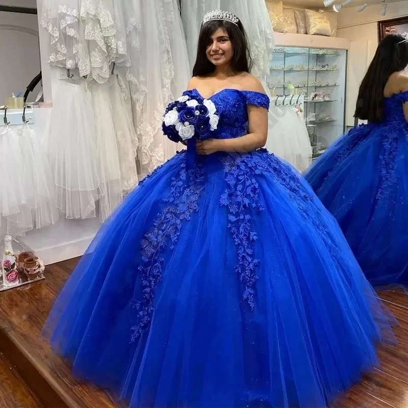 

ANGELSBRIDEP Sweetheart Ball Gown Quinceanera Dresses Fashion Lace Applique Sweet 16 Special Occasion Birthday Party Gowns