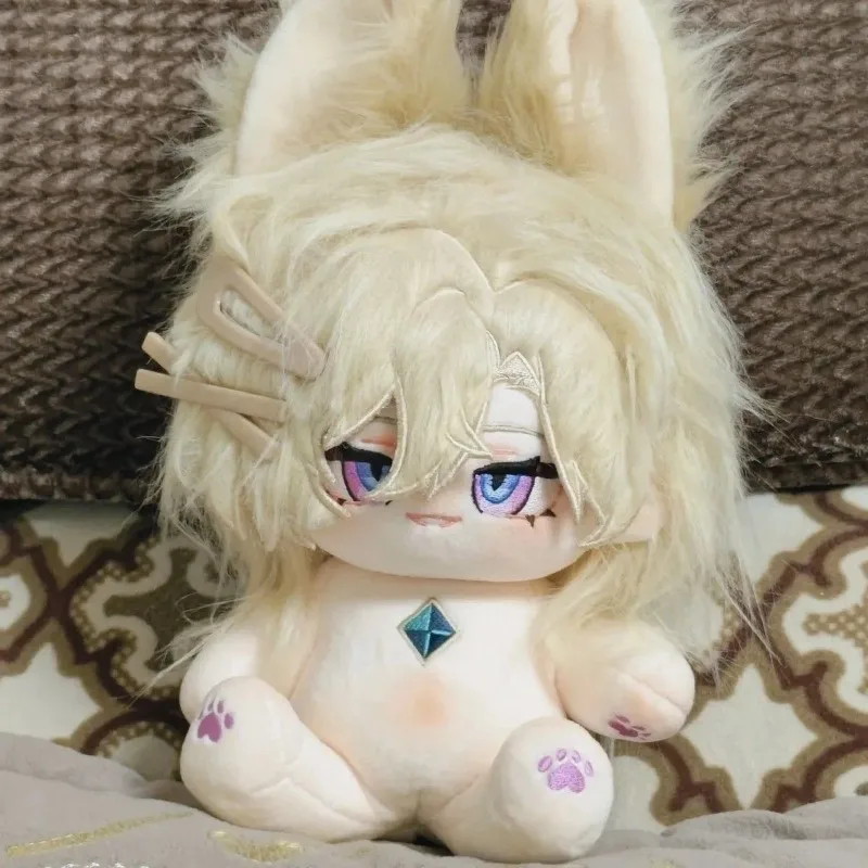 20cm Anime Game Honkai: Star Rail Aventurine Kawaii Cosplay Plush Doll Body With Cotton Soft Plushies Model Toy Figures Gifts