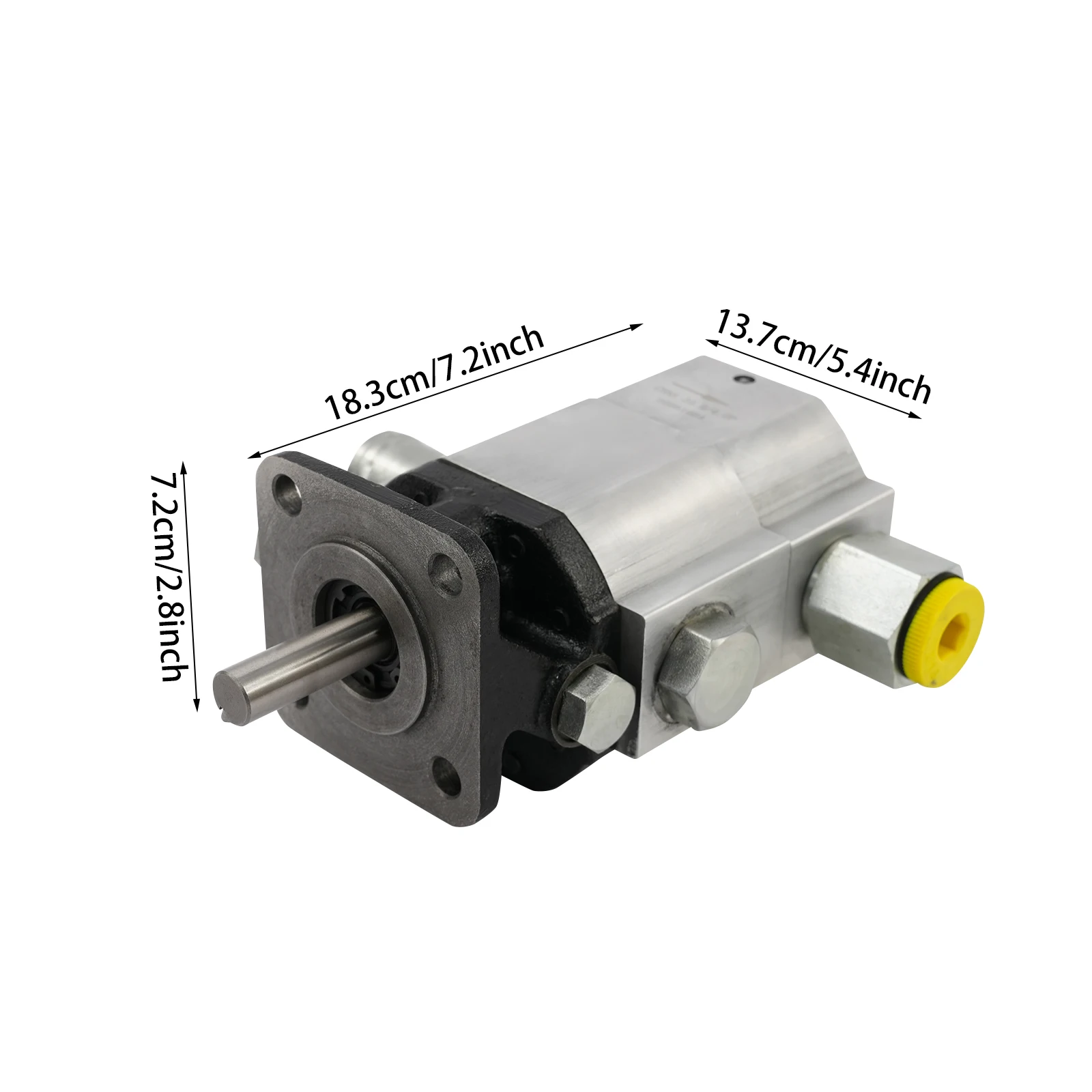 Hydraulische Holzspalterpumpe 7,2x2,8x5,4 Zoll, Pumpe für Holzspalter, schnelles Zirkulieren & Hochdruck für Forstwirtschaft – Detail 8