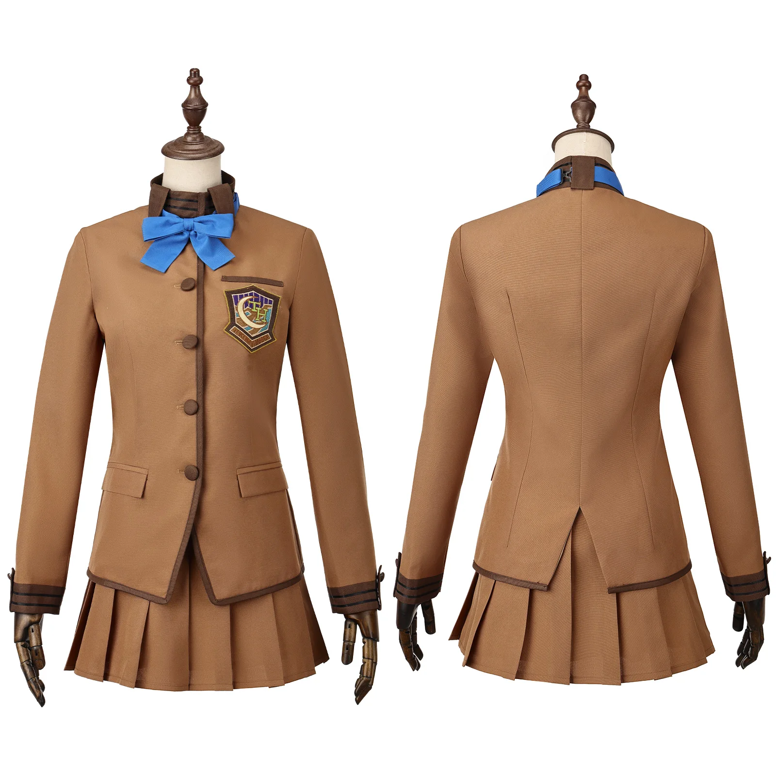 岸波葉乃制服コスプレ衣装シャツスカート靴下用ハロウィンパーティー