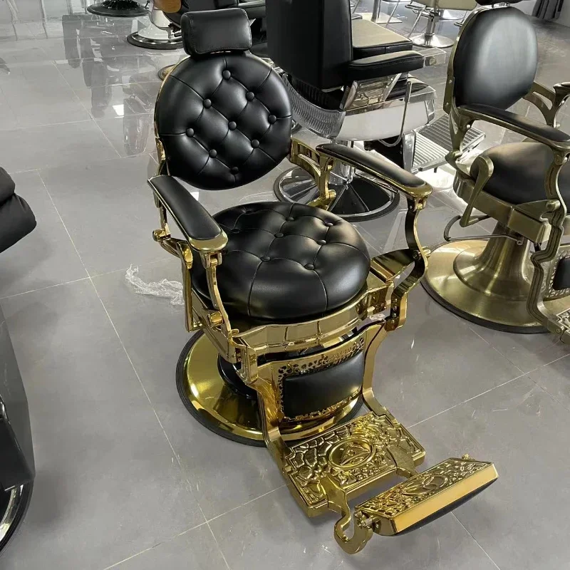 

Tattoo Pedicure Barber Chair Makeup Hairdressing Luxury Haircut Vanity Chair Swivel Nordic Salon Sillas Equipment Furniture ZT