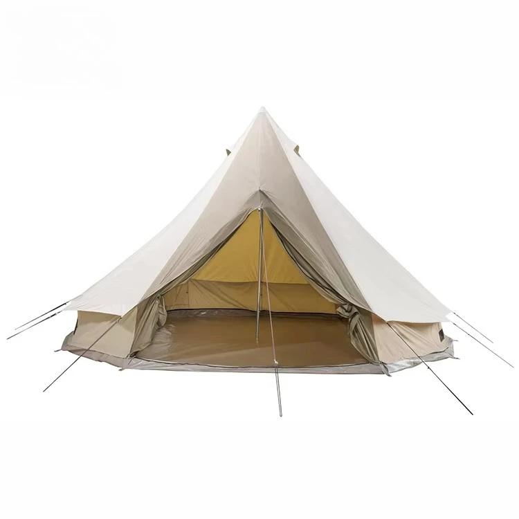 

OEM Waterproof Outdoor Glamping Tents Family Camping Yurt Tent Canvas Bell Tent