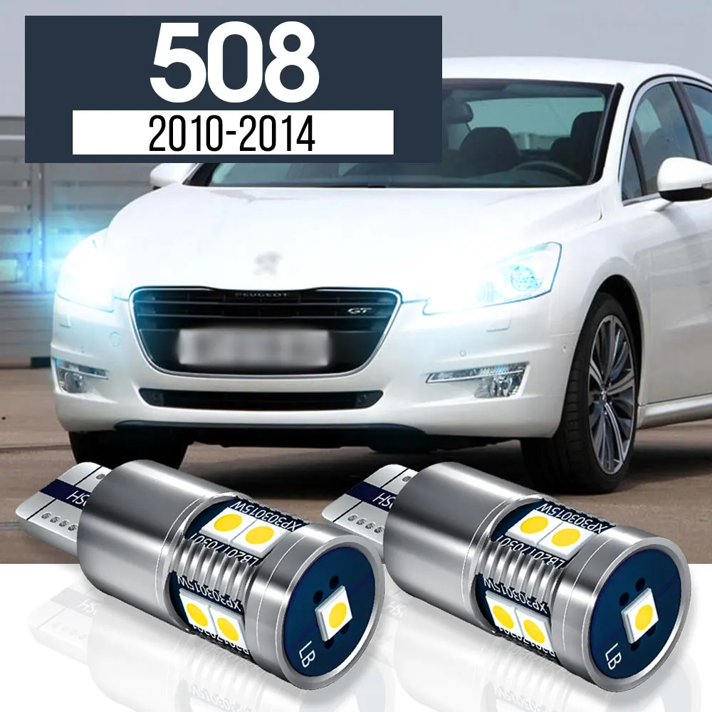 

2pcs LED Parking Light Clearance Lamp Accessories Canbus For Peugeot 508 2010-2014 2011 2012 2013