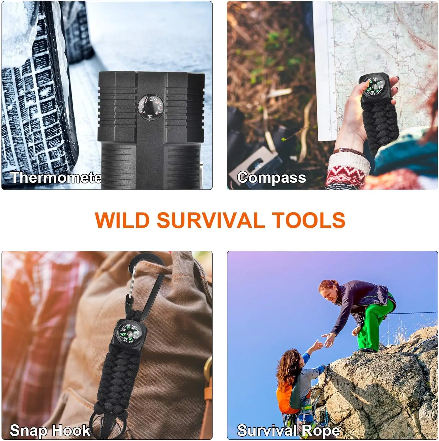 Arrancador de salto súper seguro 12V 1000A, herramientas de emergencia 18 en 1 con interruptor de ventana, cortador de cinturón de seguridad, Flash SOS