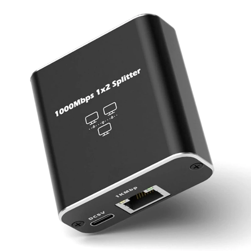 موصل كابل تمديد شبكة RJ45 ، 1 في 2 خارج جهاز تقسيم إيثرنت جيجابت ، و Mbps ، سرعة عالية ، Cat5 ، 5E ، 6 ، 7 ، 8