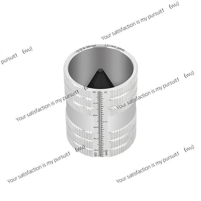 Stainless steel tube scraper Inner and outer inverted foot device Hair bayonet trimming knife Aluminum alloy trimming Copper