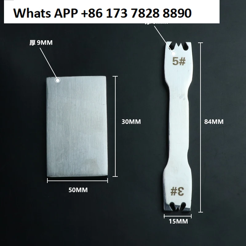 Zipper tooth remover DIY handmade leather goods No. 3 and No. 5 cloth strip zipper tooth remover cutter tool steel