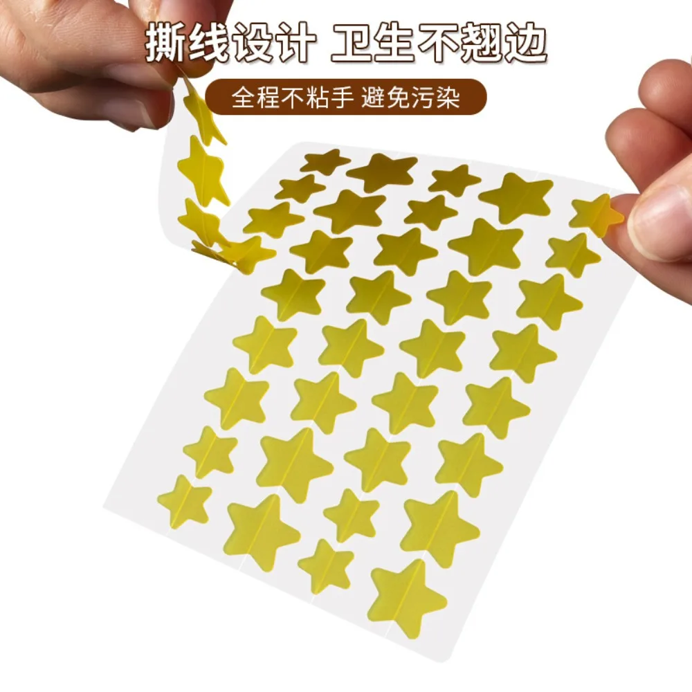 40pcs Colorful PE Pimple Patches Cute Star Shaped Pimple Cover Sticker Skin Care Sticker Concealer Face Spot Beauty Makeup Tool - Image 4