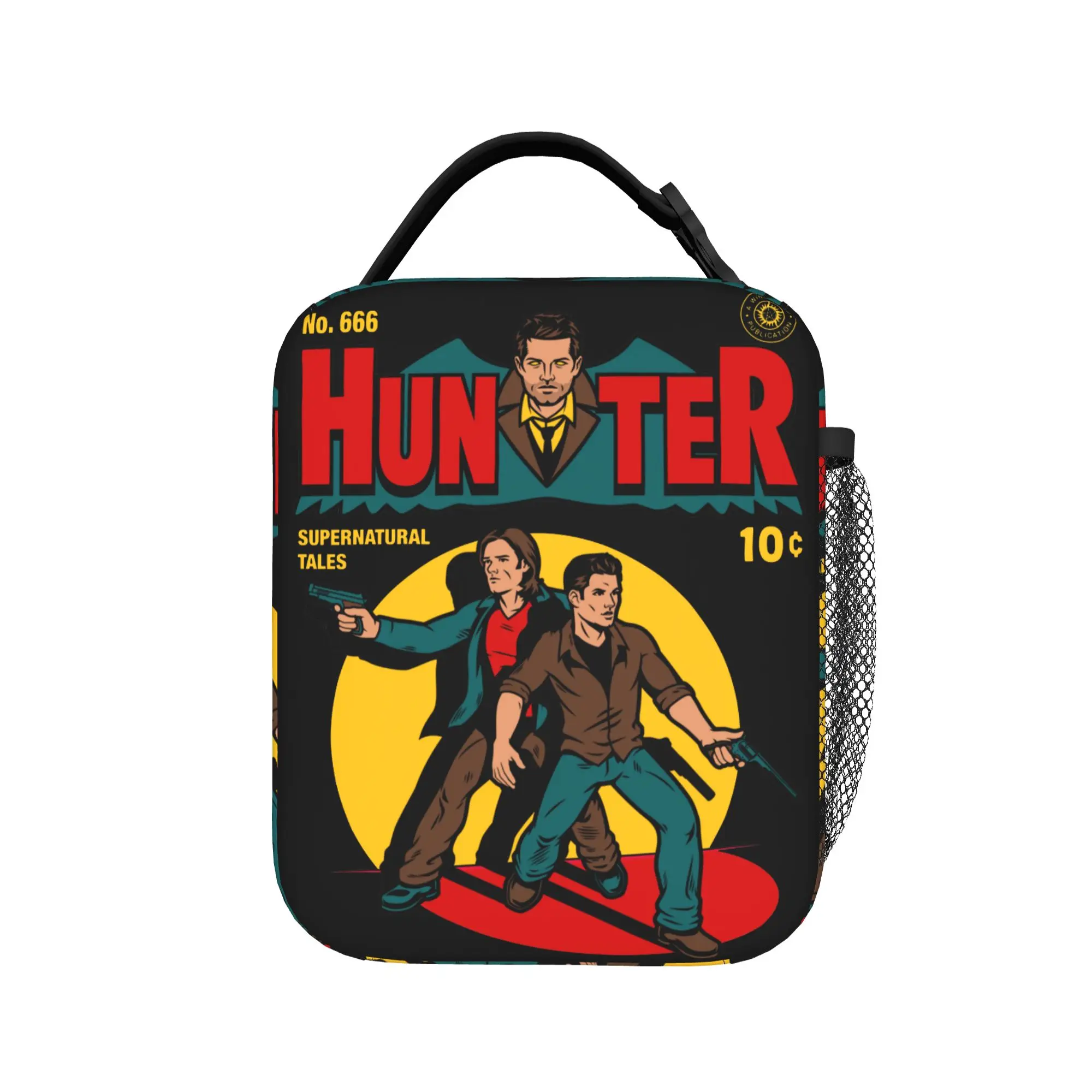 Hunter Comic Insulated Lunch Bags Leakproof New Supernatural Meal Container Cooler Bag Tote Lunch Box Food Storage Bags