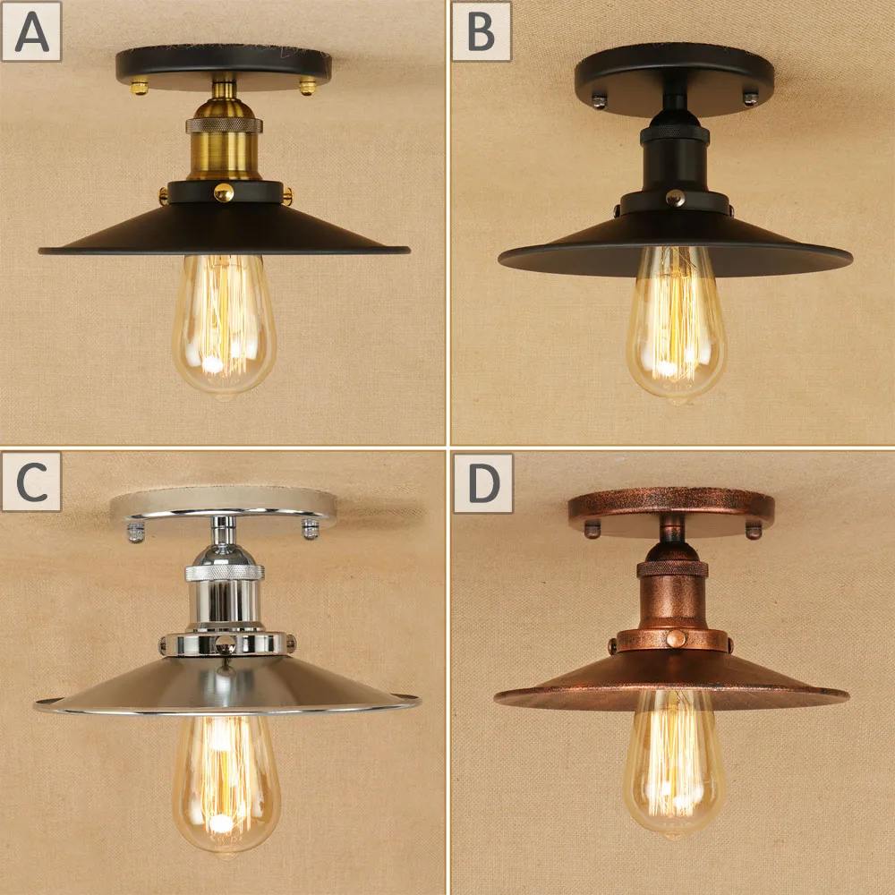 

5 styles Loft vintage ceiling lamp led ceiling lights decorative luminaire for bedroom living room bathroom bar