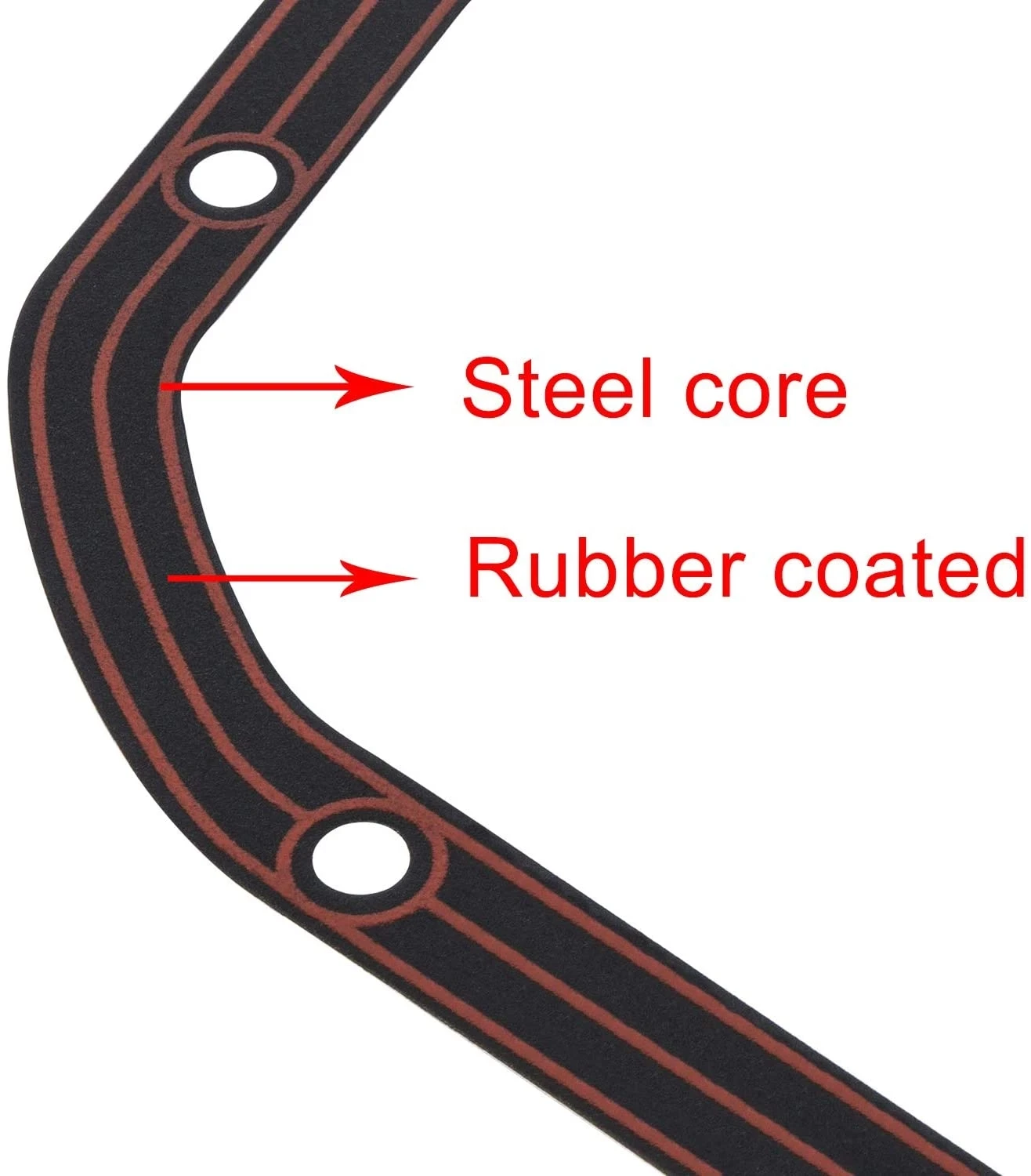 D044 Car Differential Gasket Rubber Cover Gasket Heat-resistant Housing Cover Differential Seal Elastic Replacement for Dana 44