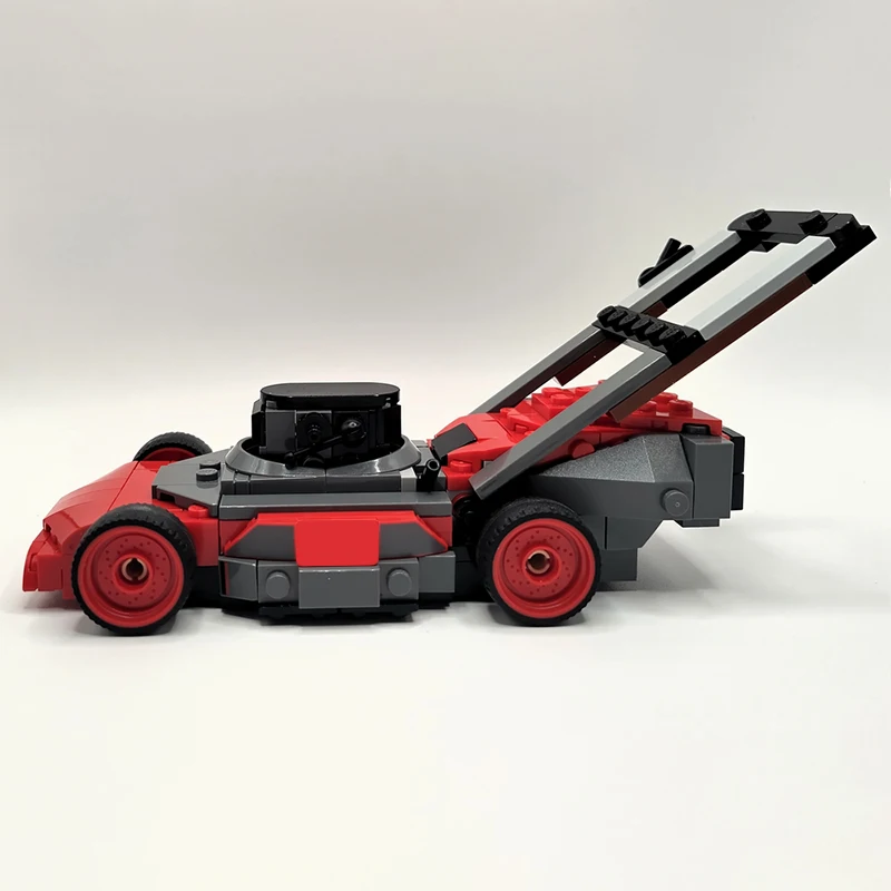 

230pcs MOC Lawn Mower City Champions Super Car Building Blocks Logical thinking up Christmas toy Gift Space imagination up