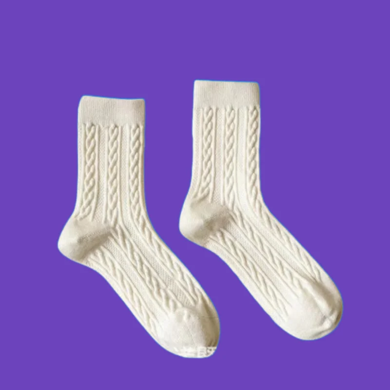 5/10 Pairs Sweat-Absorbing Socks Sweet Girl Socks Cotton Solid Color Deodorant Antibacterial Comfort Socks Women's Cotton Socks