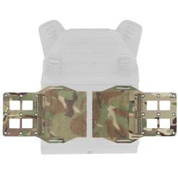 2Pcs LV119 Tactical Vest Plate Carrier MOLLE Expander Wing Radio/556 Mag Pouch Chassis Holder Quick Release Girdle Slide Buckle