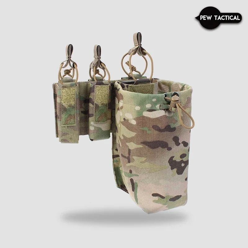 Pew Tactical Hunting Tactical PRMD Belt Placard 9MM&556/762 Quick Release Magazine Pouch Sundry Bag Airsoft Accessories