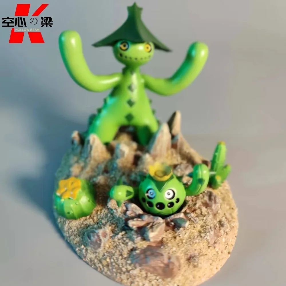 

[1/20 Scale World] Desert Naia & Mengong Naia Spiny Ball Cactus & Mengsong Cactus Cacnea & Cacturne Toy Figure Decoration