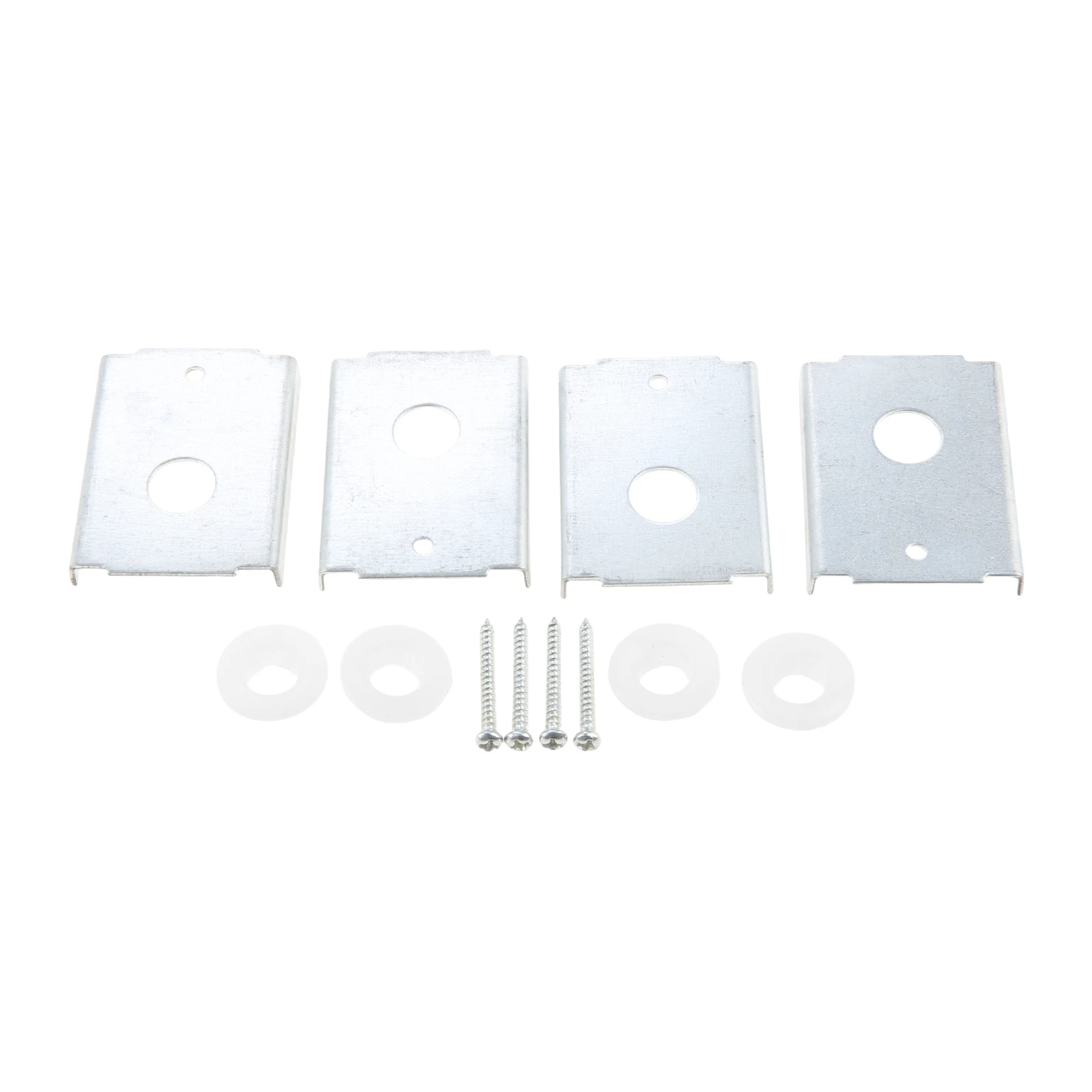 4PCS Bi-fold Door Repair Bracket Kit Repair and Reinforce Standard 1-3/8 Inch Thick Wooden Bifold Closet Doors Heavy-Duty Steel