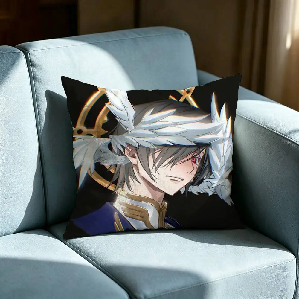 Anime CODE GEASS Lelouch Rebellion Double-sided printed pillow cover Solid color minimalist pillowcase, fits all bedroom styles