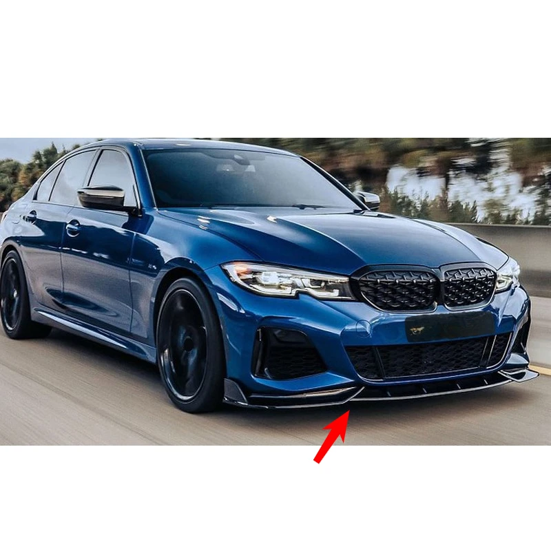 Auto Voorbumper Lip Spoiler Splitter Pre-Facelift M Sport Lichaam Accessoires Voor Bmw 3 Serie G20 G21 G28 2019-2022
