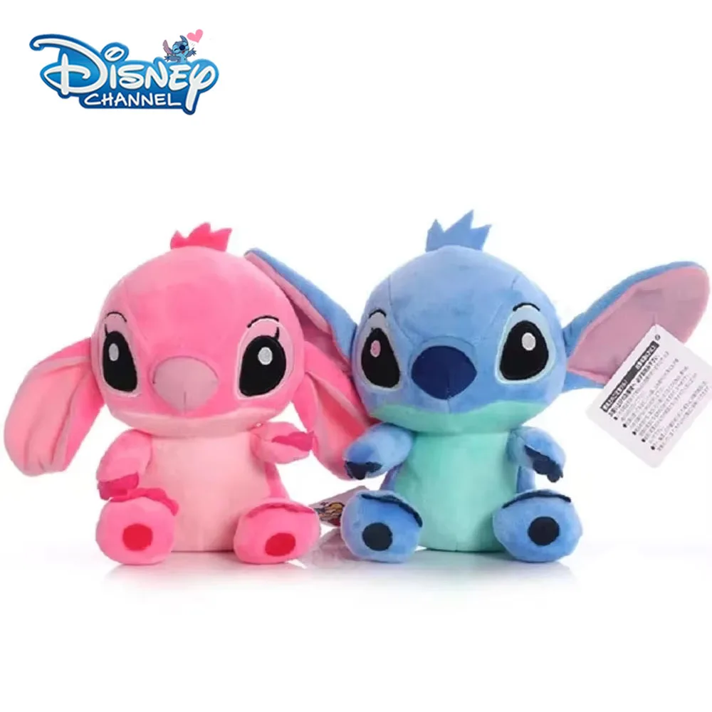 20CM Disney Stitch Cute Plush Doll Toys Cartoon Soft Stuffed Plushs Stitch Kids Kawaii Toys Anime Toys Halloween Birthday Gift