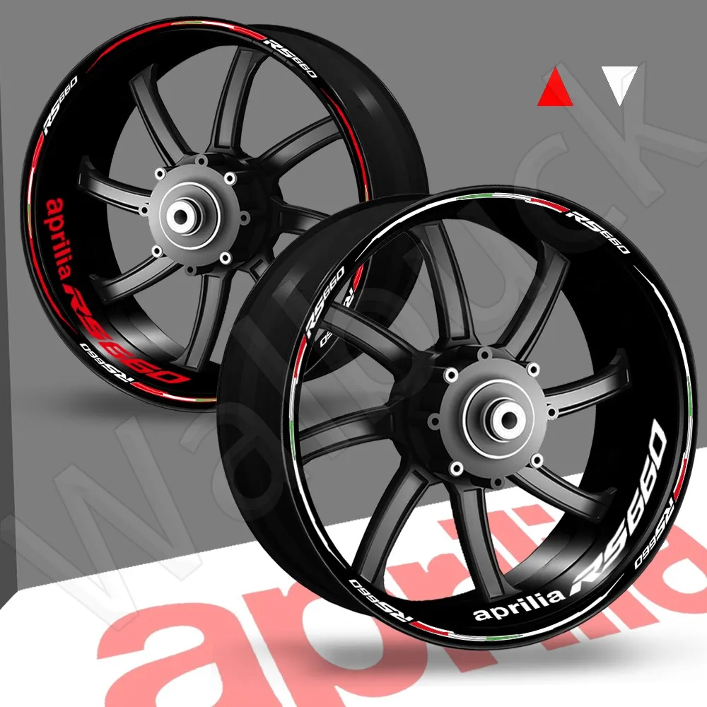 Reflective Motorcycle Accessories Wheel Stickers Inside of Hub Decals Rimdecoration Stripe Tape Waterproof For RS660