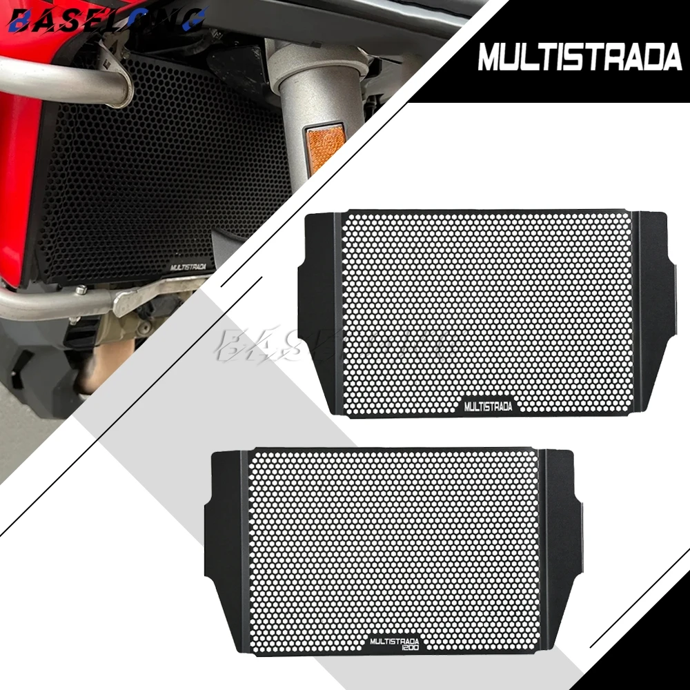 

For Ducati Multistrada 1200 / ABS / S / Touring / Sport / Pikes Peak / GT 2010 2011 2012 2013 2014 Radiator Grille Guard Cover