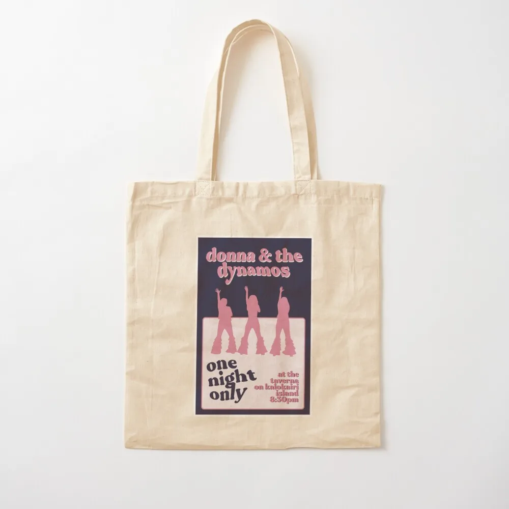 

Donna & the Dynamos Tote Bag мужские университетские холщовые сумки для покупок Холст