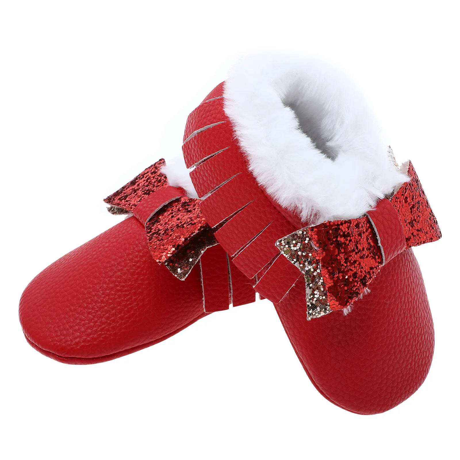 

1Pair Infant Cotton Shoes Premium Lining Warm Comfortable Household Baby Shoes Lightweight Toddler Footwear for Prewalkers and