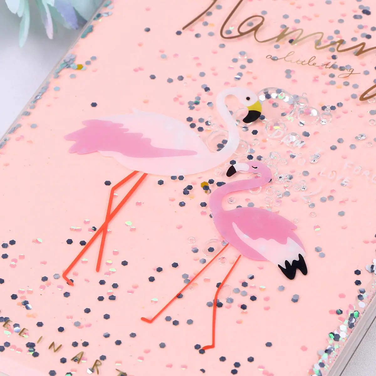 

1Pcs Personalized Flamingo Cartoon Cover Daily Notebook for Students Weekly Plan Schedule Pad Handwritten Journal Ruled