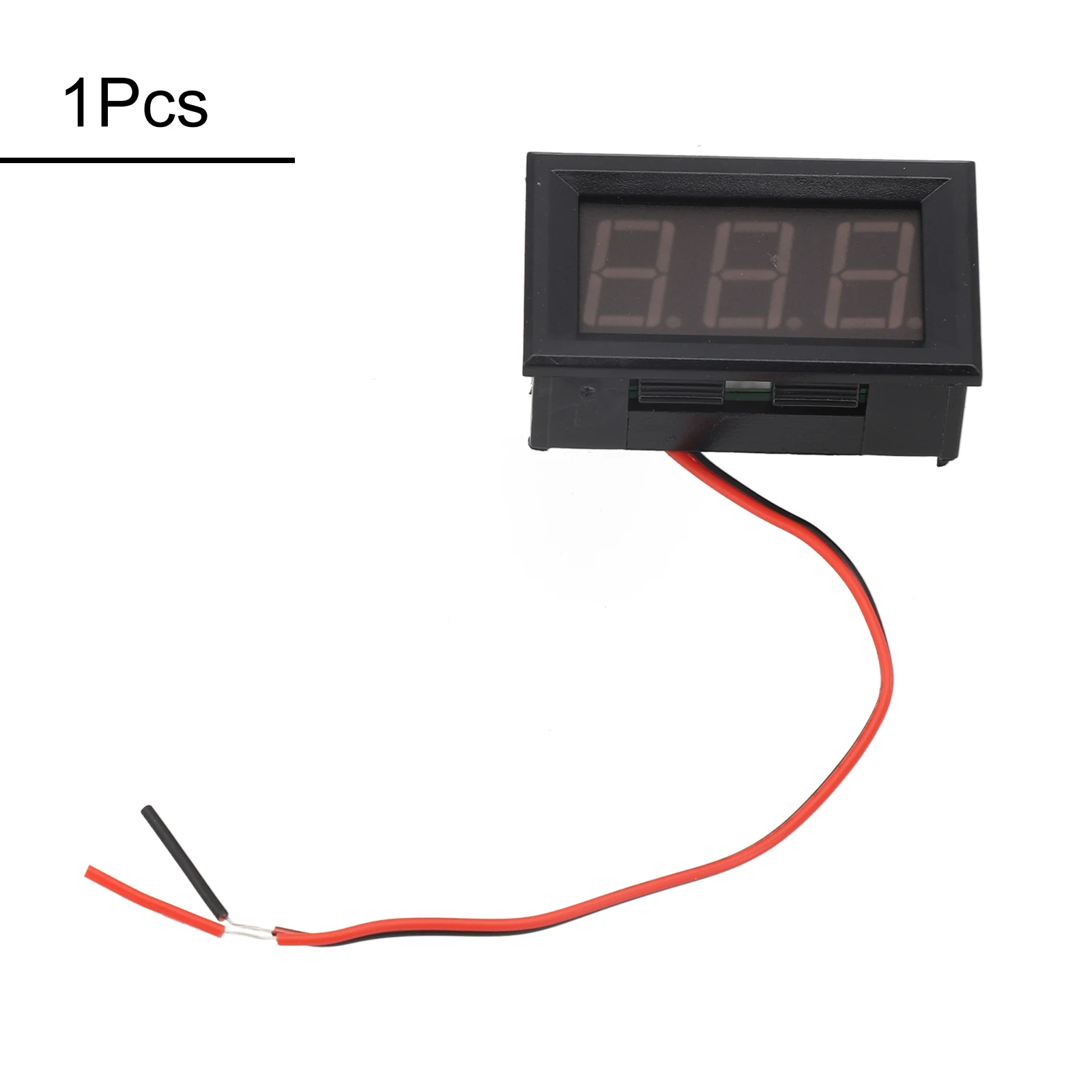 Voltmeter DC4.50V-30.0V Digital LED Table Two -line 0.56 Inch Blue Head Polarity Reverse Protection Accessories