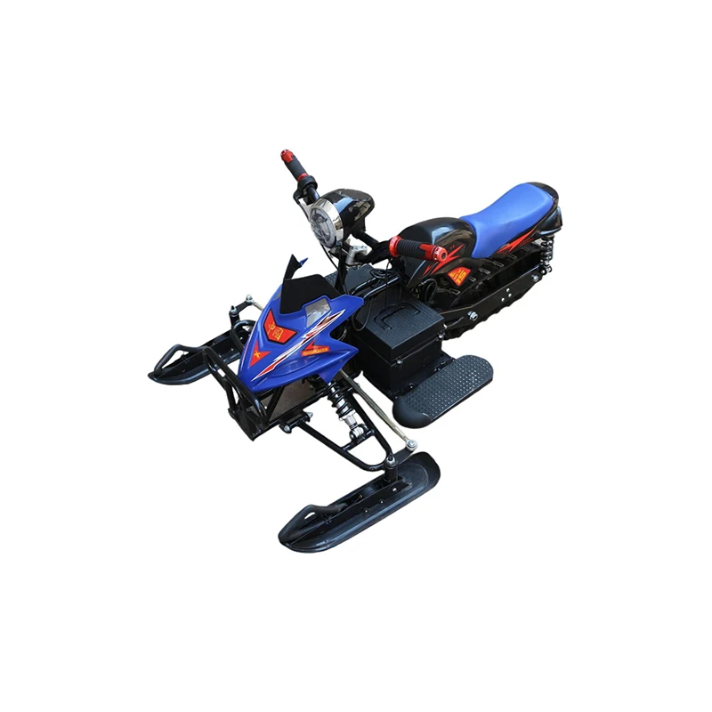Heavy-Duty Electric Snowmobile Adults Kids Snow Mobile Sled Winter Outdoor Sports Motorized Snow Scooter
