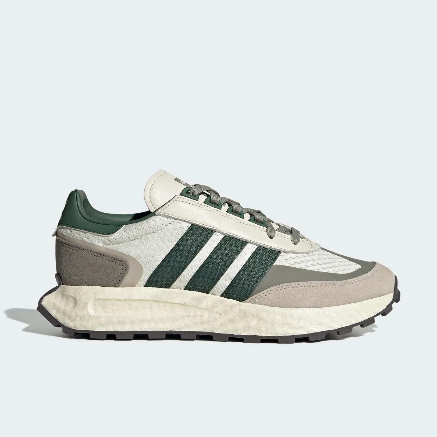 Adidas genuine clover men's and women's thick soled shock-absorbing casual shoes IE3910