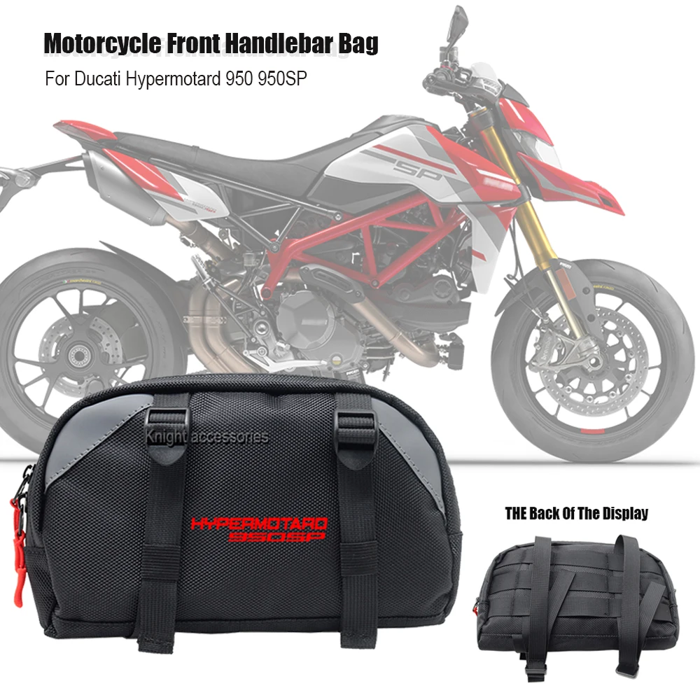 

For Hypermotard 950 950SP 950 RVE 2023 2024 2025 Motorcycle Front Handlebar Bag multifunctional storage bag travel bag