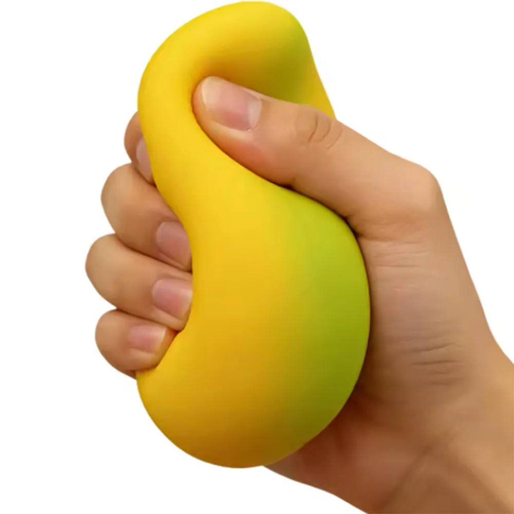Hot Sale Strawberry Mango Squishy Fidget Toy Stress Relief Toy For Office & Party Favors Squeeze Gift