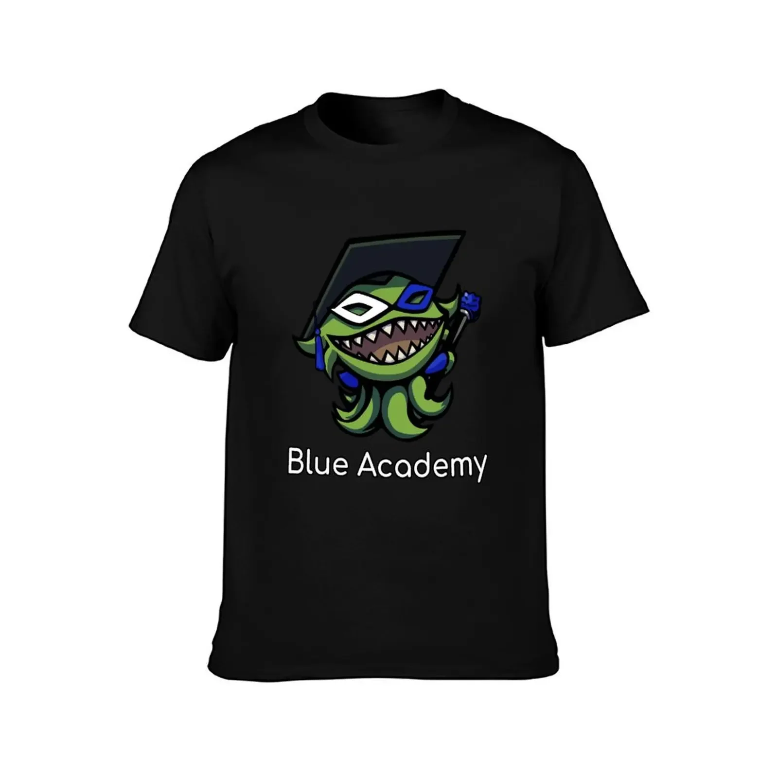 Blue Academy Academic Audrey (with text) T-Shirt for a boy sports fans Men's cotton t-shirt