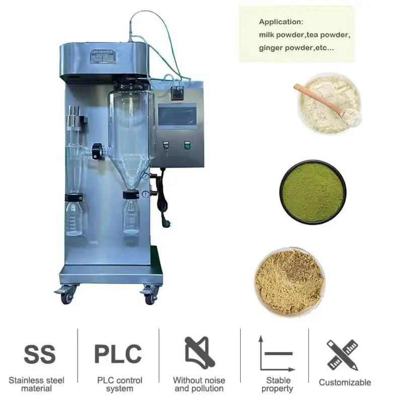 Mini Spray Dryer Machine 2026 Model Laboratory Spray Drying Equipment for Small Scale Drying