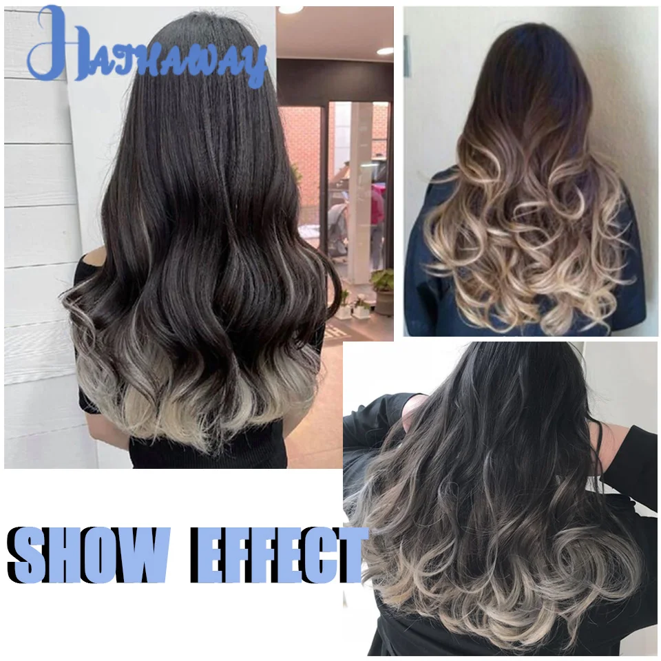 Extensiones de Cabello sintético con Clip, pelo largo y rizado, Invisible, sin costuras, esponjoso, aumento de volumen