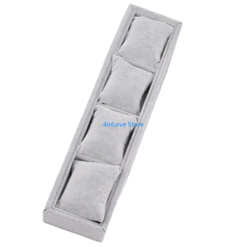 T4MD مجوهرات أنيقة مربع مربع مربع مربع 4 شبكات الإسهال مربع مراقبة الحامل تخزين منظمي مشاهدة الساعات والأساور