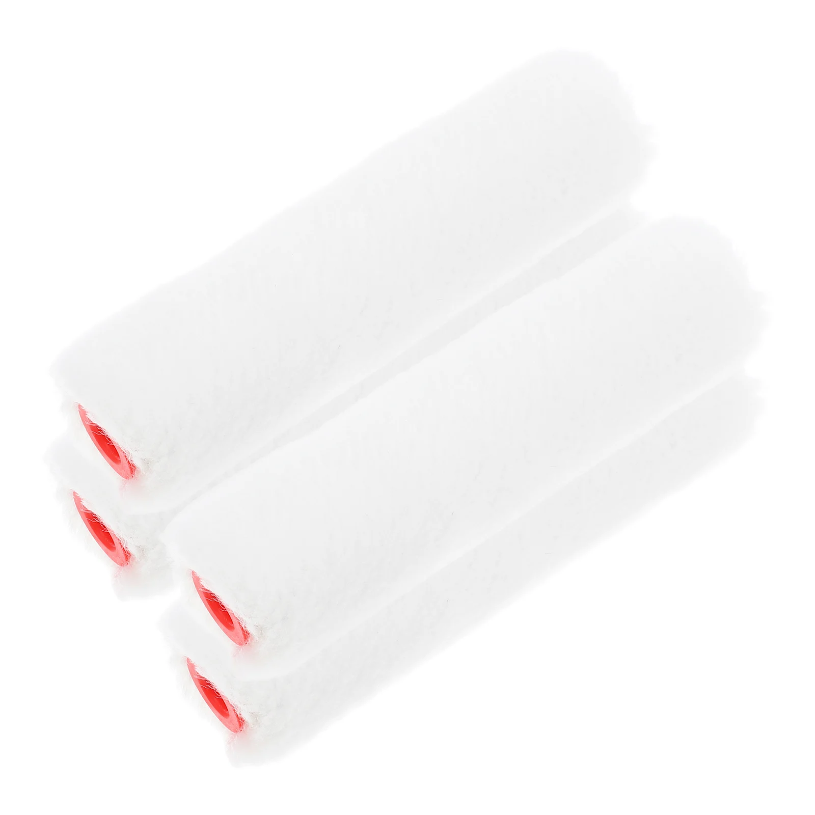 

4 pcs Wall Paint Roller Brush Cotton Thread Mini Foam Sponge Covers Smooth Application Roller Sleeve Paint Applicator