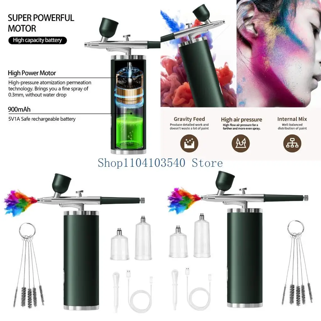 

02DC Компактно аэрографический набор для распылителя тума