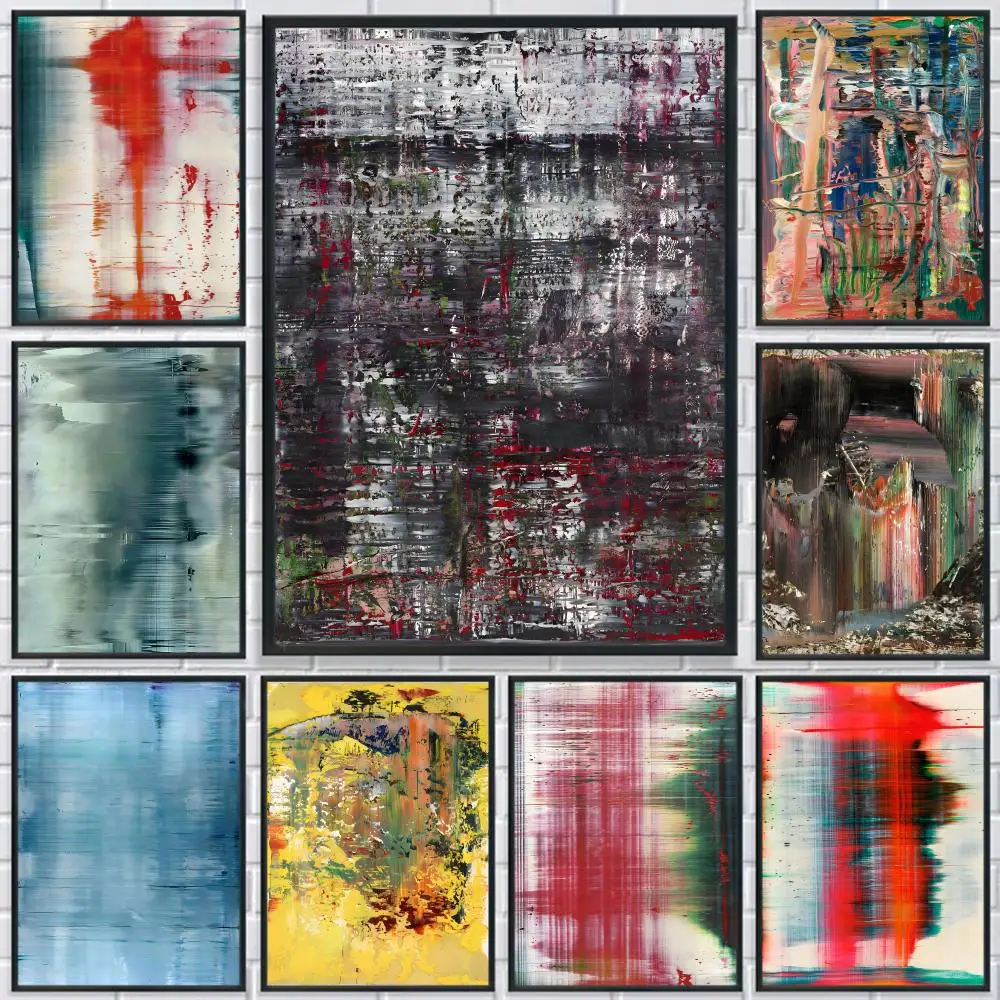 classic artist Gerhard Richter Poster HD Waterproof Self-Adh