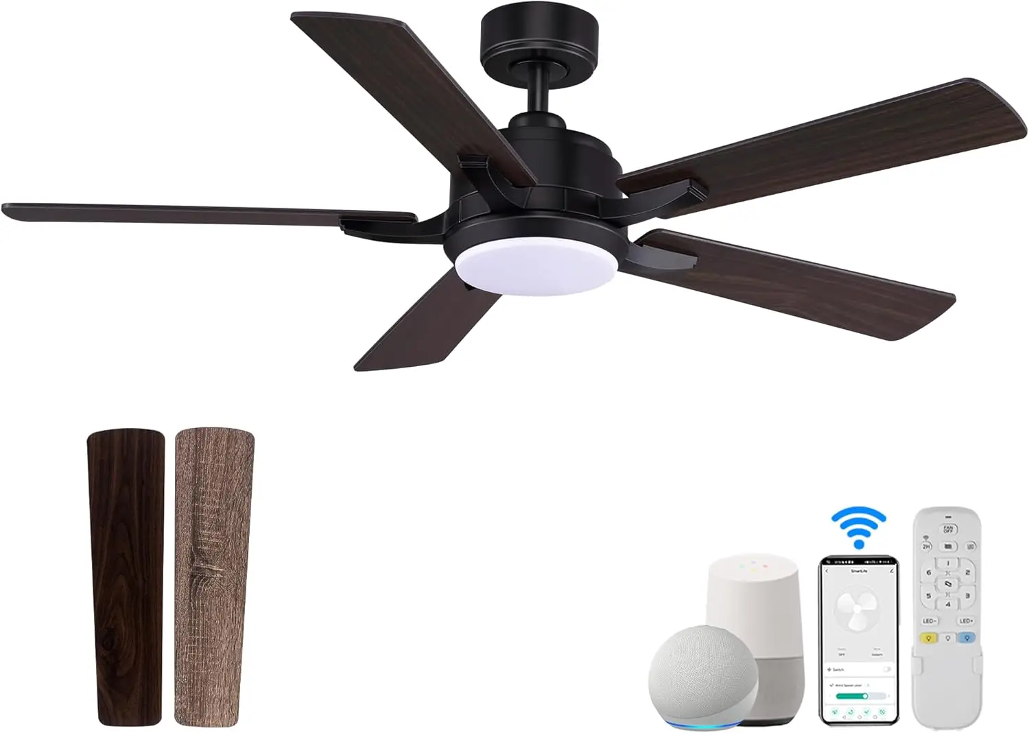 

Ceiling Fanswith Lights Remote Control,Quiet DC Motor,Outdoor Indoor Modern Farmhouse Ceiling Fan work