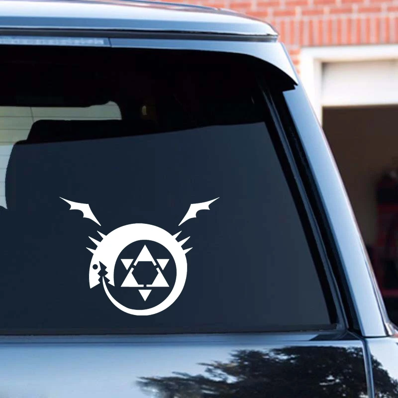 Personalized Fullmetal Alchemist Homunculus Anime Car Sticker Window Bumper Vinyl Decal Waterproof Decorative Car Accessories