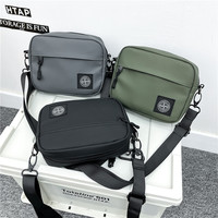 Urban Trend Custom Cross Bag For Men And Women, Hip Hop Portable Small Shoulder Bag For Outdoor Sports, Leather