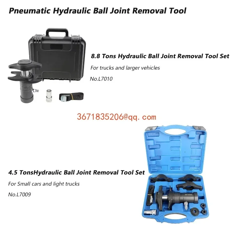 Pneumatic Hydraulic Ball Joint Separator Extractor Removal Tool Puller 4.5T Automatic Tool Set Front-end Service