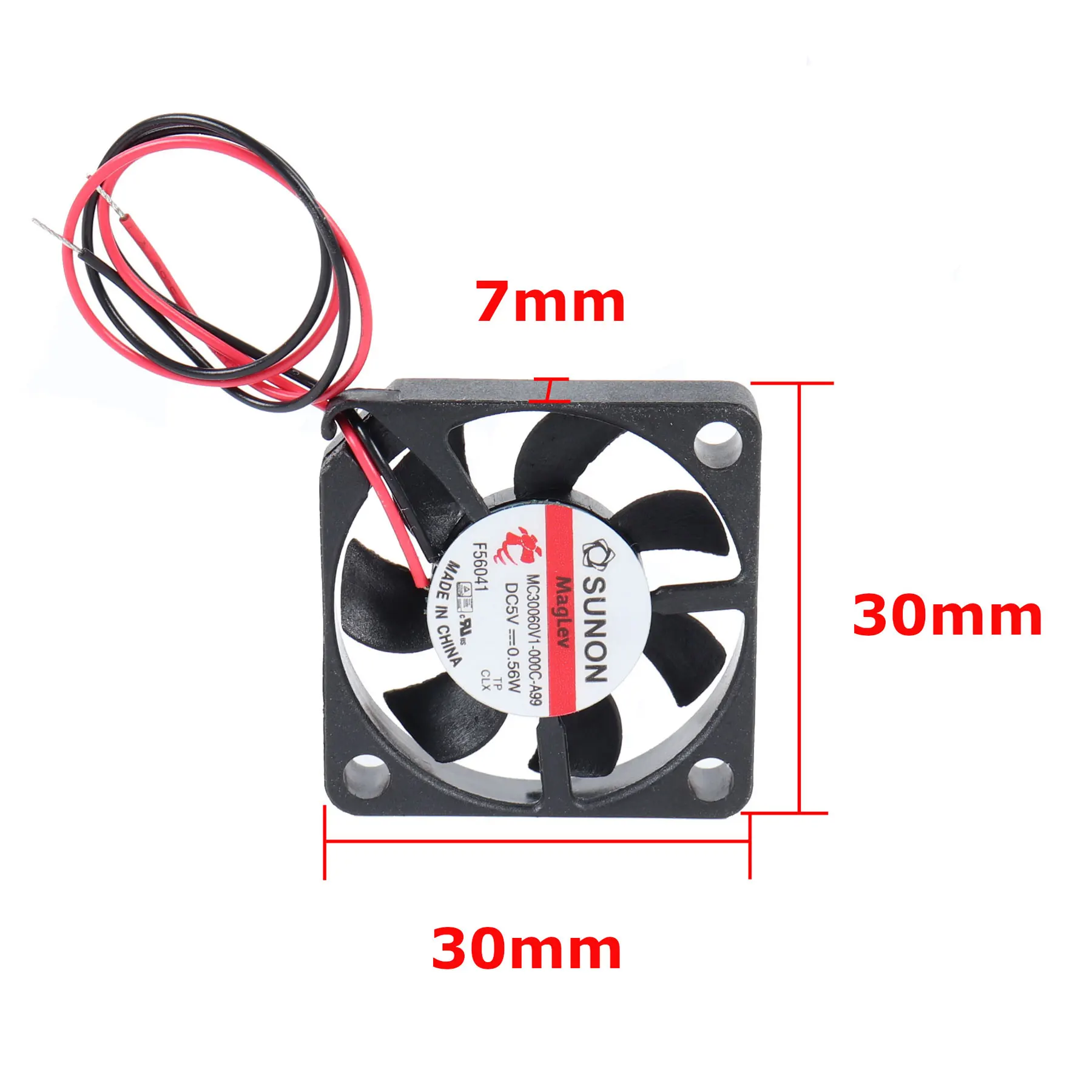 Blurolls Sunon Maglev 3006 3007 Cooling Fan 5V 30x30x7 for 3D Printer Voron 0.1 Micron Salad Fork Extruder