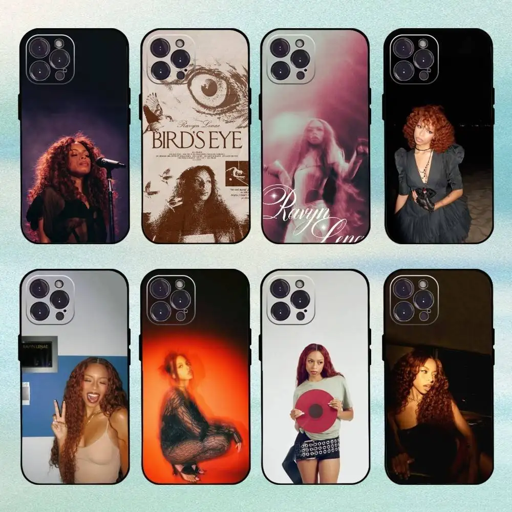 

CUTE R-Rayvn L-Lenae Phone Case For iPhone17,16,15,14,13,12Plus,Pro Max,XS,5G Soft Silicone Black Cover