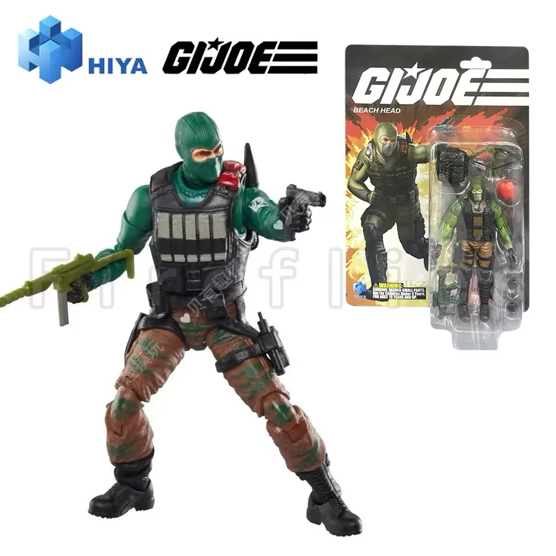 1/18 HIYA 3,75 zoll Action Figure Exquisite Mini Serie G.I.JOE Firefly Commander Destro Flint Strand Kopf Anime Modell Spielzeug – Detail 3