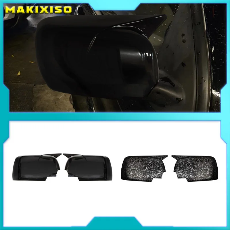 2x MStyle Black Rearview Side Mirror cover Caps 2024 New M Look Mirror Covers for BMW X5 E53 1999-2006 Replacement